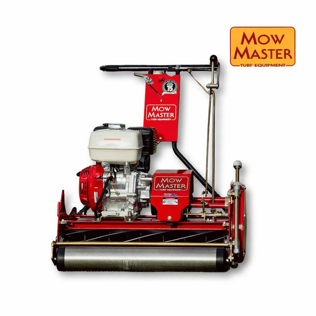 Mowmaster R26 red Cylinder mower turf equipment solutions